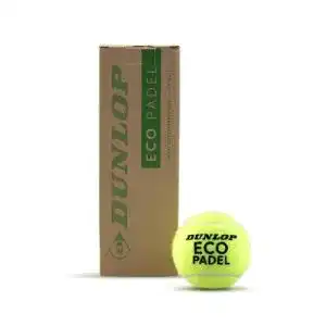 Drucklose Tennisbälle Dunlop Eco Padel für Vereine und Freizeitspieler