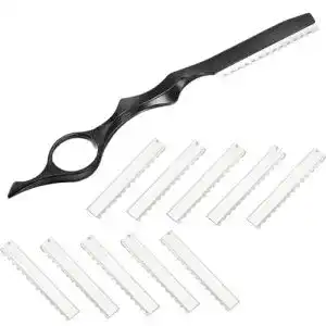 Effiliermesser Mudder 11-teiliges Set für Haarstyling und Haarschneiden