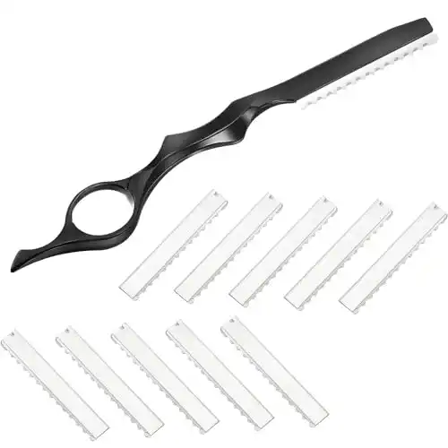 Effiliermesser Mudder 11-teiliges Set für Haarstyling und Haarschneiden