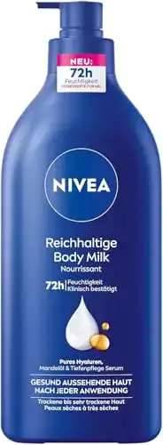 Nivea Reichhaltige Body Milk für trockene Haut, 625 ml