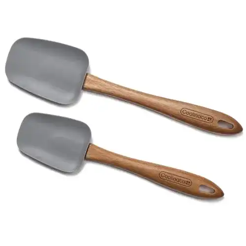 Teigschaber Set aus Silikon 2 Stück 25 cm und 29 cm