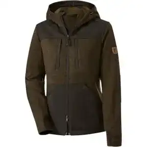 Jagdjacke für Damen von Parforce – Hoodie-Pirschjacke in Oliv Größe M