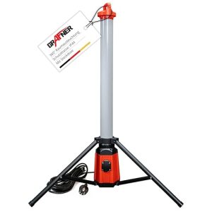 LED Tower Baustrahler Grafner mit Steckdose und Stativ, 7500 Lumen
