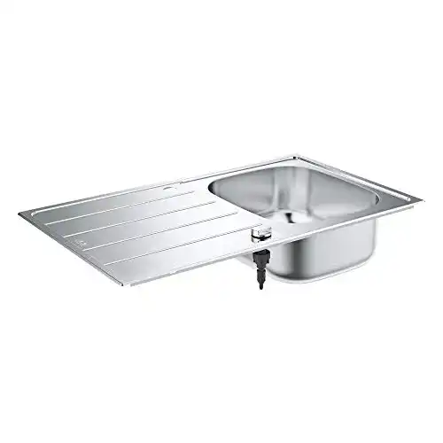Edelstahlspüle Grohe K200 mit 1 Becken Top Mount