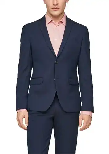 Sakko S.oliver Herren Anzugjacke 160.11.899.15.153 in 5978 blue, Größe 48