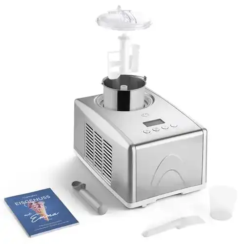 Softeismaschine Springlane Emma 1,5 L mit Kompressor und Rezeptheft