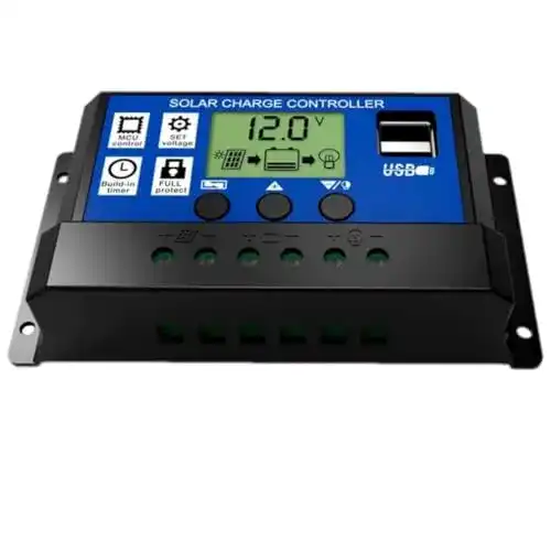 Solarladeregler JZK 20A 12V/24V für Solarpanels mit LCD-Display