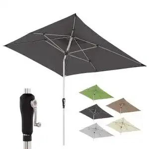 Doppler Ampelschirm SL-AZ Auto für Garten mit UV-Schutz und Kurbelmechanismus