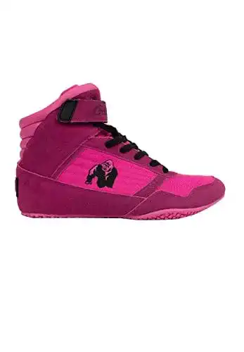Gewichtheberschuhe für Damen Gorilla Wear High Tops in Schwarz und Pink