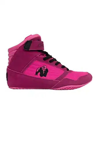 Gewichtheberschuhe für Damen Gorilla Wear High Tops in Schwarz und Pink