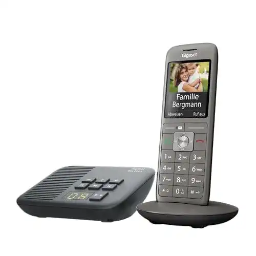 Gigaset CL660A DECT-Telefon – Schnurloses Telefon mit Anrufbeantworter