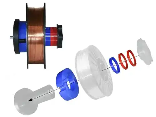 Korbspulenadapter Baric Zentrieradapter für Kleinspulen D-200