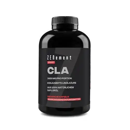 CLA Kapseln 1000 mg – 200 Softgels mit konjugierter Linolsäure