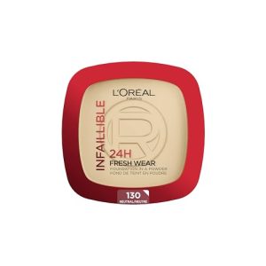 L’Oréal Paris Wasserfestes Puder Make-up mit hoher Deckkraft