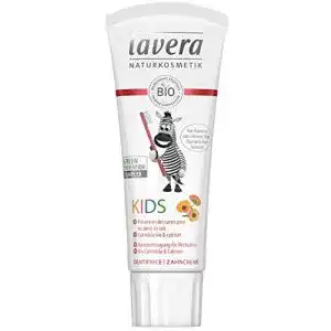 Kinderzahnpasta ohne Fluorid von lavera – fluoridfrei und ohne Farbstoffe