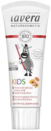 Kinderzahnpasta ohne Fluorid von lavera – fluoridfrei und ohne Farbstoffe