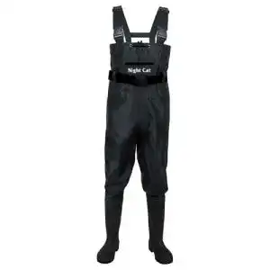 Neopren-Wathose Night Cat für Herren und Damen mit Stiefeln