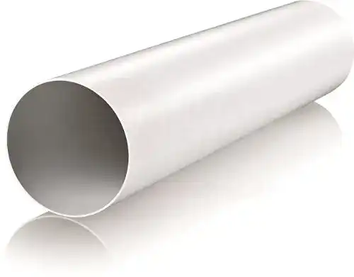 PVC-Rohr für Lüftung mit 150 mm Durchmesser und 0,5 m Länge
