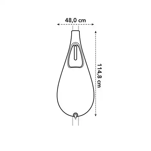 Regentonne Elho Pure Raindrop 70L in Gelb/Ocker