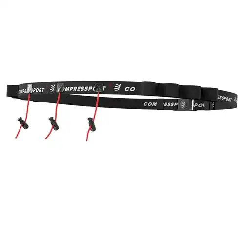 Compressport Startnummernband Race Belt für Rucksackhalterung