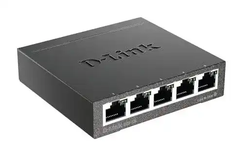 5-Port Switch D-Link DGS-105 mit 5 Ports und Gigabit-Anschlüssen