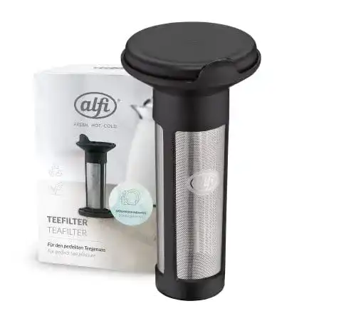 Teesieb alfi AROMA COMPACT, aus Edelstahl für losen Tee