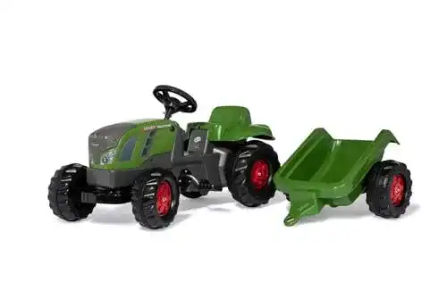 Trettraktor mit Anhänger Rollykid Fendt 516 für Kinder