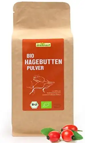 Hagebuttenextrakt Dreikraut Bio-Hagebuttenpulver 1 kg