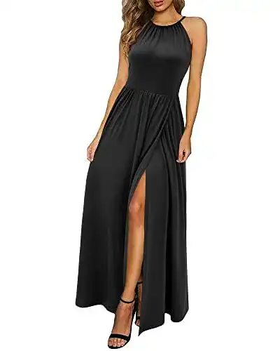Maxikleid für Damen mit Neckholder im eleganten Design für den Sommer