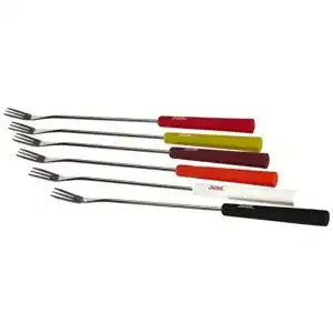 Fonduegabeln Spring 2890260606 – Käsefondue-Gabeln Basic bunt, 6 Stück