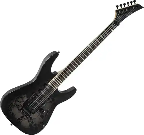 Rocktile Pro JK150-BSK E-Gitarre mit Skull-Design