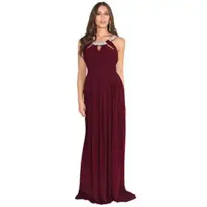 Ballkleid KRISP Damen Abendkleid aus Chiffon mit Strasssteinen