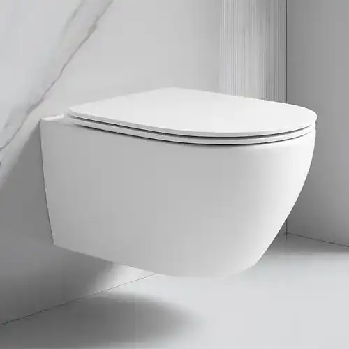 Wand-WC spülrandlos ADOB mit Absenkautomatik und kurzer Bauform