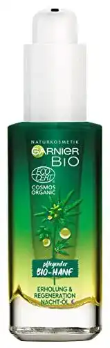 Gesichtsöl von Garnier Bio-Hanf zur nächtlichen Hautregeneration
