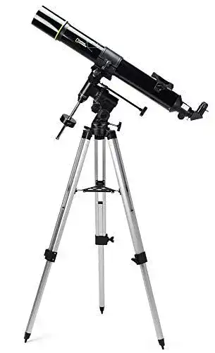 Refraktor Teleskop National Geographic 90/900 mm mit Montierung und Zubehör