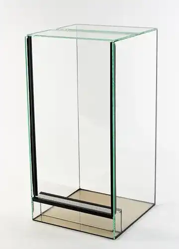 Paludarium Geckox Glasterrarium 25x25x50 cm mit Fallscheibe