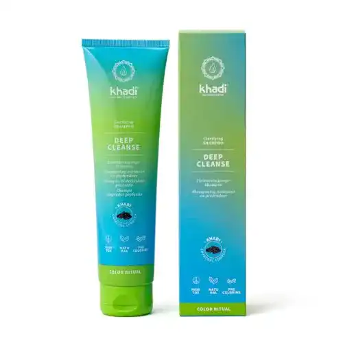 Khadi Deep Cleanse Shampoo – Ayurvedisches Clarifying Shampoo für Haar und Kopfhaut
