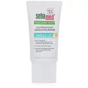 Urea-Gesichtscreme Sebamed für trockene Haut mit Omega 12%