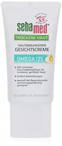 Parfümfreie Gesichtscreme von Sebamed für trockene Haut mit Omega 12%