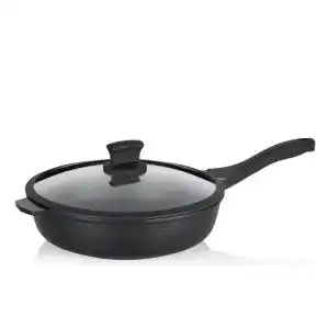 Kela Schmorpfanne 28 cm mit hohem Rand STELLA NOVA und Glasdeckel