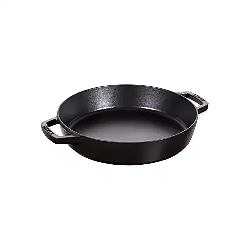 Induktionspfanne Staub Bratpfanne mit zwei Griffen