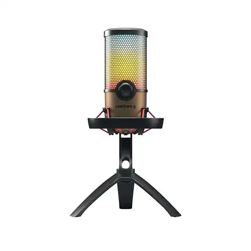 USB-Mikrofon Cherry UM 9.0 Pro RGB mit RGB-Beleuchtung