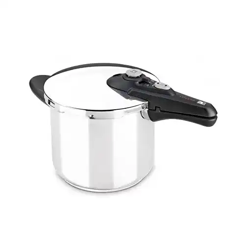 Schnellkochtopf 6 Liter BRA Vitesse aus Edelstahl mit Druckregler