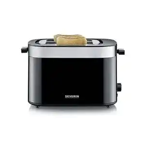 Severin Automatik Toaster mit 2 Toastschlitzen und Brötchenaufsatz