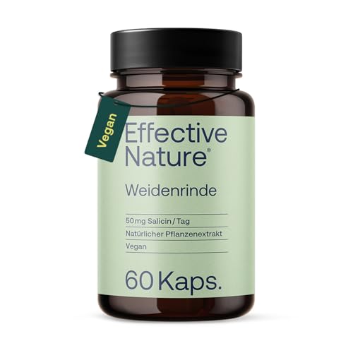 Weidenrindenextrakt Effective Nature Kapseln – 60 Stück