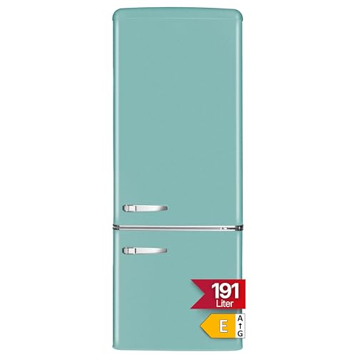 Retro-Kühlschrank Amica KGCR 384 150 T mit Kühl- und Gefrierbereich