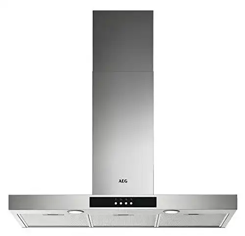 AEG Dunstabzugshaube DBB3951M – Abluft oder Umluft, 90 cm, Edelstahl