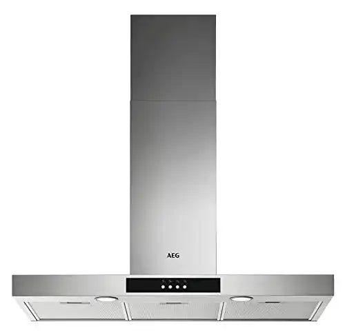 AEG Dunstabzugshaube DBB3951M – Abluft oder Umluft, 90 cm, Edelstahl