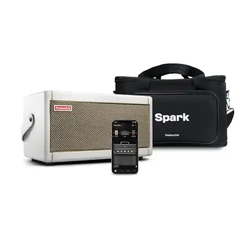 Gitarrenverstärker Positive Grid Spark Pearl mit Tragetasche