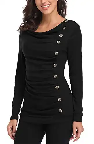 Pullover Damen Miss Moly Langarmshirt Tunika